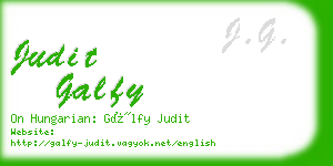 judit galfy business card